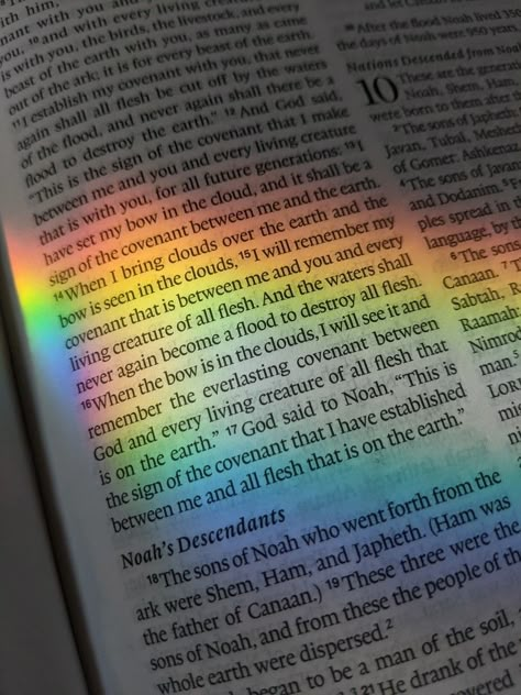 Genesis Aesthetic, Rainbow Is Gods Promise, Rainbows Are Gods Promise, God Rainbow Quotes, Rainbow Christian Wallpaper, Bible Rainbow, Gods Rainbow, Rainbow Is God's Promise, Pride In The Bible