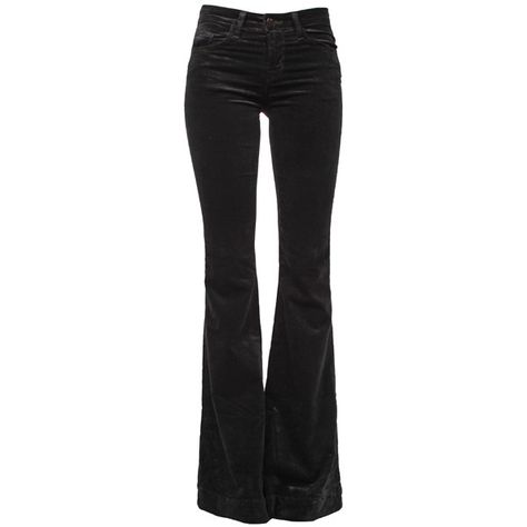 J BRAND Bella Mid Rise Luxe Velveteen Kick Flare ($360) ❤ liked on Polyvore featuring jeans, j brand, medium rise jeans, j brand jeans, flared jeans and 5 pocket jeans Pants Png, Hogwarts Dr, Black Flare Jeans, Png Clothes, Mid Rise Flare Jeans, Black Flare, J Brand Jeans, Kick Flares, Velvet Pants