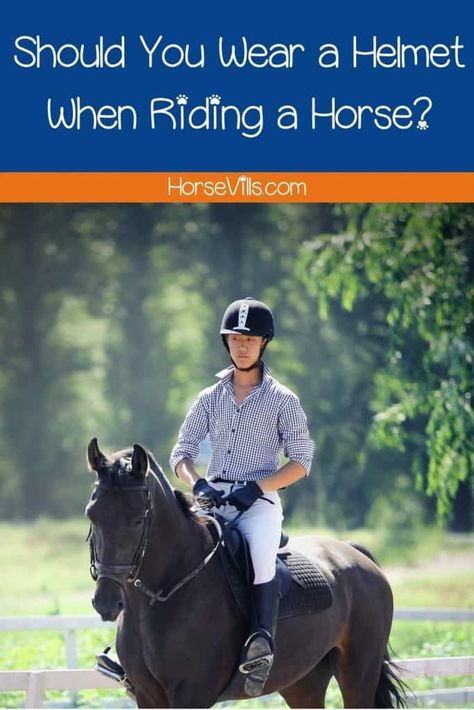 Should You Wear a Helmet When Riding a Horse? (6 Reasons Why) Horseback Riding Helmets, Horse Riding Helmets, Equestrian Helmets, Riding A Horse, Horse Info, Dig Deeper, Horse Accessories, Riding Hats, Equestrian Sports