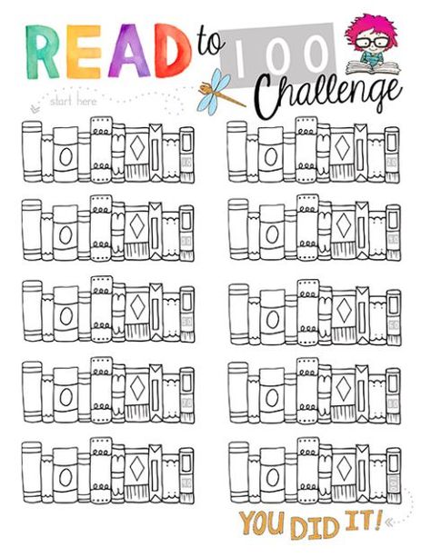 Younger students can join in the Summer Reading fun with this FREE printable Summer Reading Pack. This set includes a READ to 100 chart for students to color in each time they read a book.  This is a super fun visual way to track progress over the Summer. Four colorful bookmarks encourage children to READ … Readathon Ideas, Summer Reading Chart, 100 Challenge, 100 Book Challenge, Reading Rewards, Super Reader, Reading Incentives, Preschool Mom, Summer Reading Challenge