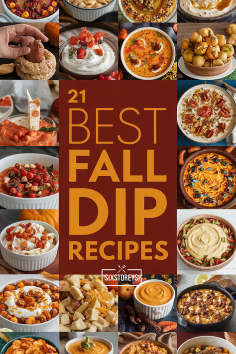 21 Best Fall Dip Recipes Fall Dip Ideas Appetizers, Fall Hot Dips, Savory Fall Dips And Appetizers, Fall Dips Savory, Best Fall Dips, Autumn Dip Recipes, Fall Dip Recipes Savory, Autumn Dips, Fall Dips For Parties