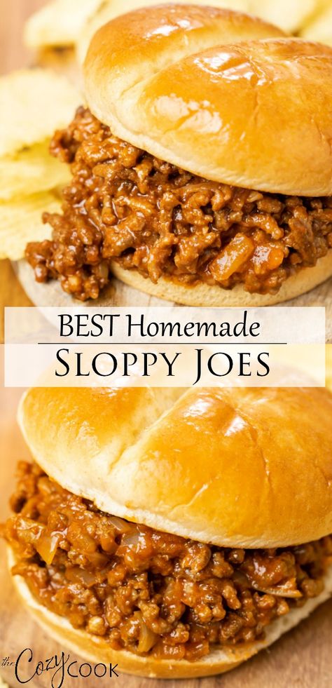 Homemade Sloppy Joes Recipe, Easy Sloppy Joes, Sloppy Joe Recipe Easy, Homemade Sloppy Joe Recipe, Sloppy Joes Sandwich, Sloppy Joe Recipe, Sloppy Joes Easy, Homemade Sloppy Joes, Joe Recipe