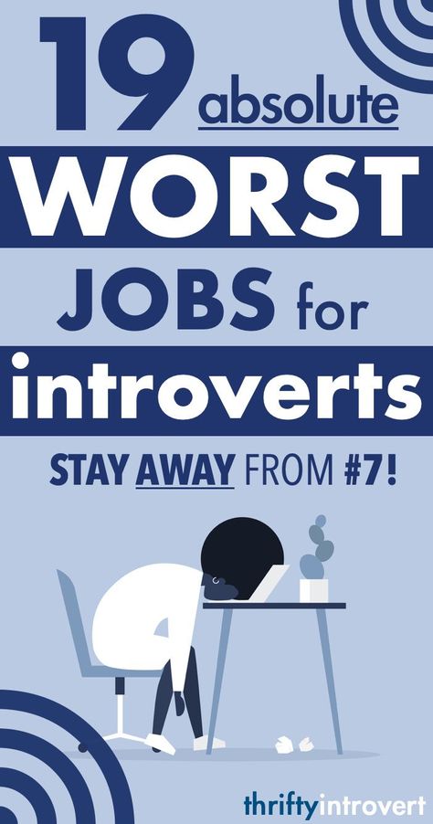 Avoid these WORST jobs for introverts that'll cause burnout! Draining jobs. Bad careers for introverts. Jobs that'll give you an introvert hangover! Jobs For Extroverts, Isfj Jobs, Introverts At Work, Unique Jobs For Women, Best Jobs For Introverts, Jobs For Introverts Career, Remote Jobs For Introverts, Introvert Hangover, Job For Introverts