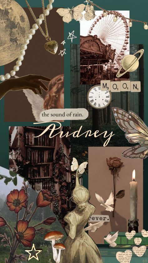 Audrey Name Aesthetic, Forest Academia Aesthetic, Audrey Name, Forest Academia, Winter Core, Name Aesthetic, Aesthetic Shuffles, Sound Of Rain, Academia Aesthetic