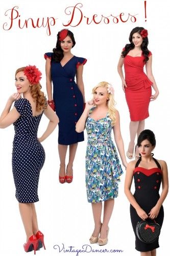 There are a plethora of 1940s & 1950s inspired sailor nautical pinup dresses in red and blue (white too, but less common.) They are all from Unique-Vintage.com 2020s Dress, Pin Up Girl Costume, Pinup Costume, Stile Pin Up, Cabelo Pin Up, 1940s Costume, 40s Outfits, Mode Rockabilly, 1950s Pin Up