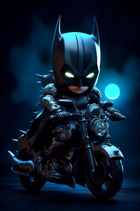 Batman Motorcycle, Cute Batman, 4k Gaming Wallpaper, Motorcycle Baby, Batman Cartoon, Chibi Marvel, Baby Avengers, Baby Batman, Rabbit Wallpaper