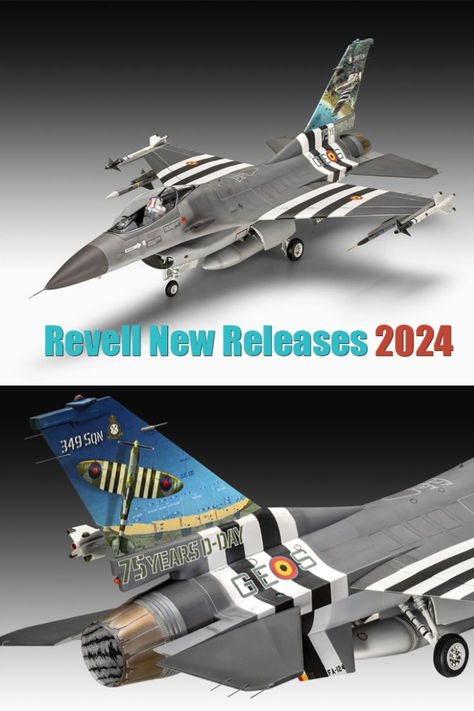 Revell New Releases 2024 Revell Model Kits, Model Aircraft, Model Kits, Model Airplanes, News Release, New Releases, D Day, Scale Model, Scale Models