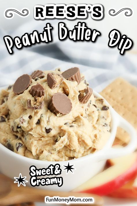 Reeses Peanut Butter Cup Dip, Reese’s Dessert Dip, Peanut Butter Dip Recipes, Reese Peanut Butter Dip, Reese's Peanut Butter Dip, Reese Cup Dessert Recipes, Reeses Peanut Butter Ball Dip, Reese’s Peanut Butter Dip Recipe, Reese’s Peanut Butter Dip