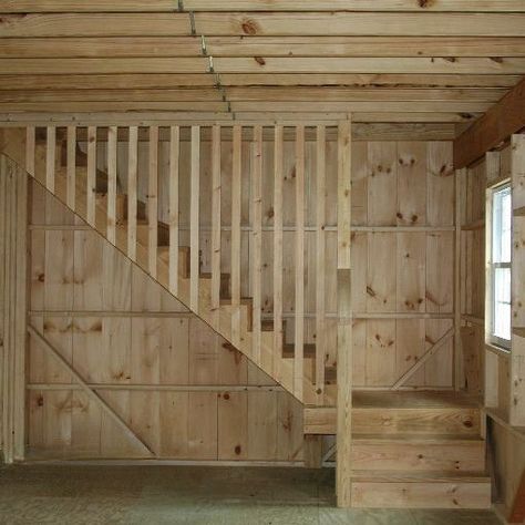 Stairs Into Bedroom, Add Stairs To House, Stairs To Garage Apartment, Garage Stairs Ideas, Garage Stairs Into House, Stairs In Garage, House Building Ideas, Car Garage With Loft, Loft Stairs Ideas