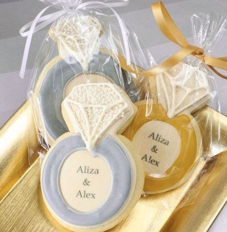 Creative Engagement Party Favors Personalized Chocolate Wedding Favors, Engagement Cookies, Cookie Wedding Favors, Wedding Cake Cookies, Inexpensive Wedding Favors, Wedding Favors And Gifts, Engagement Party Favors, Chocolate Wedding Favors, Table Party