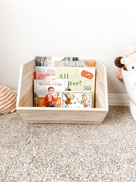 Easy Book Rotation For Kids-Winter - Grace In Cozy Storing Kids Books, Book Rotation, Nursery Book Storage, Organizing Kids Books, Newborn Books, Kids Book Storage, Montessori Books, Nursery Book, Book Bins