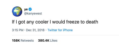 best kanye tweets kanye west hilarious tweets 2021 kanye west tweets funny Kanye West Tweets, Kanye West Twitter, Kanye Tweets, Funny Kanye, Kanye West Quotes, Kanye West Funny, Grad Quotes, Best Tweets, Senior Quotes