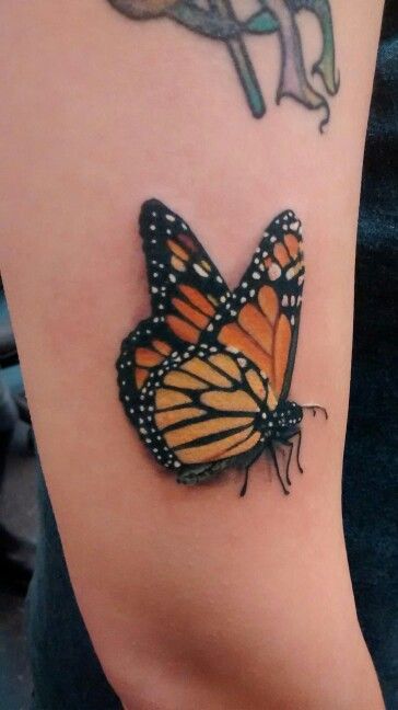 Monarch Tattoo, Realistic Butterfly Tattoo, Monarch Butterfly Tattoo, Colorful Butterfly Tattoo, Unique Butterfly Tattoos, Tattoo Butterfly, Butterfly Tattoos For Women, Butterfly Tattoo Designs, Back Tattoo Women