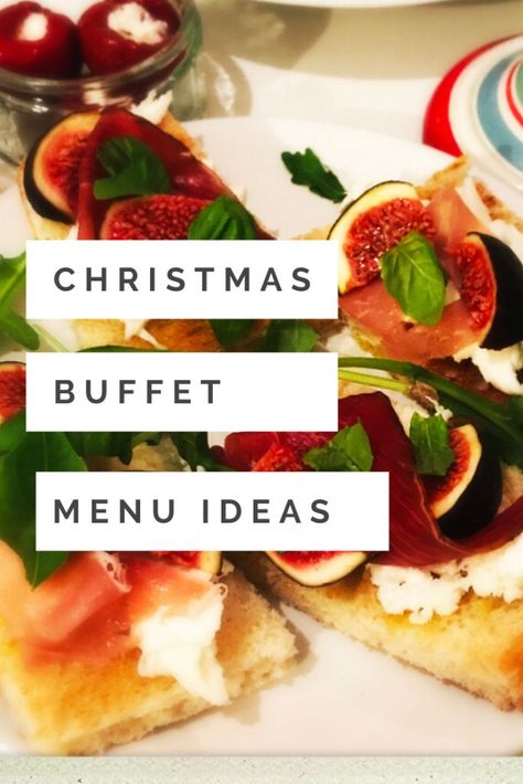 Christmas Buffet Ideas - entertaining a crowd this Christmas? Then grab our super easy Christmas buffet menu ideas and make life so much easier for yourself | Christmas Party Food | Christmas Buffet Ideas #christmasfood #christmaspartyfood #christmashacks #christmasbuffet Party Menu Ideas Buffet, Menu For A Crowd, Christmas Buffet Menu, Holiday Party Buffet, Dinner Buffet Ideas, Christmas Dinner Buffet, Easy Christmas Dinner Menu, Christmas Party Buffet, Holiday Party Menu