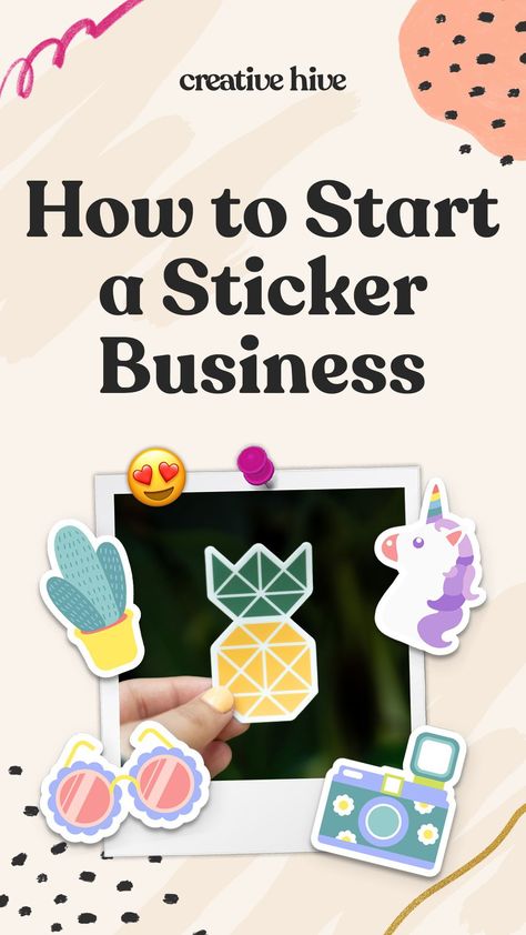 How To Create A Sticker Business, Stickers Diy Handmade, How To Sell Stickers Online, How To Make Professional Stickers, How To Start A Small Sticker Business, Sticker Making Business, Diy Sticker Business, How To Make Stickers To Sell On Etsy, Selling Stickers Online