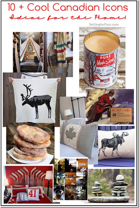 Happy Canada Day! 10+ Canadian icon ideas for your home! Cottage Home Decor Ideas, Canadian Symbols, Canadian Decor, Canada Decor, Canada Day Fireworks, Canada Day Party, Canadian Christmas, Canadian Things, Cottage Home Decor