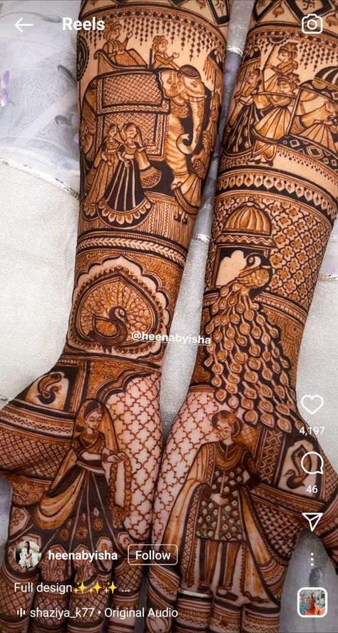 Bridal Mehendi Designs Wedding, Latest Mehndi Designs Wedding, Henna Designs Front Hand, Hand Henna Designs, Rajasthani Mehndi Designs, Simple Mehndi Design, Modern Henna, New Bridal Mehndi Designs, Bridal Mehendi Designs Hands