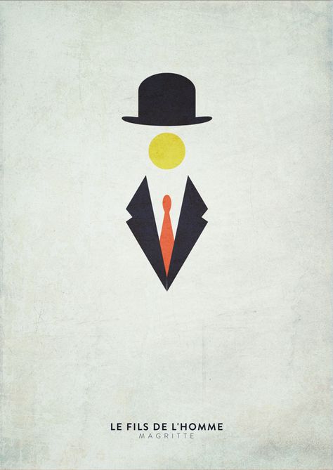 famous minimalist art - Google Search Minimalist Famous Paintings, Famous Paintings Drawing, Famous Art Tattoo Minimalist, Minimalistic Artwork, Lithography Art, History Tattoos, Planet Tattoos, René Magritte, Painting Tattoo