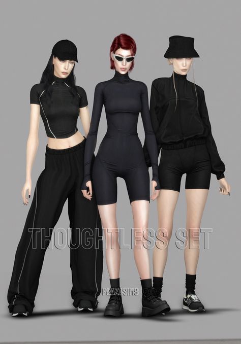 Techno Clothes, Working Out Outfits, Sims 4 Cc Skin, Tumblr Sims 4, Sims 4 Teen, Sims 4 Dresses, Sims 4 Characters, Sims4 Clothes, Sims Four