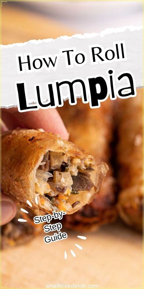 Master the art of this Filipino classic appetizer with our step-by-step lumpia wrapping guide. From crispy spring roll wrappers to savory fillings, learn how to create restaurant-worthy lumpia at home. Perfect for parties, potlucks, or a satisfying snack! Lumpia Wrapper Recipe, Philapino Recipes, Filipino Appetizers, Spring Roll Filling, Lumpia Recipe, Spring Roll Wrappers, How To Roll, Classic Appetizers, Asian Kitchen