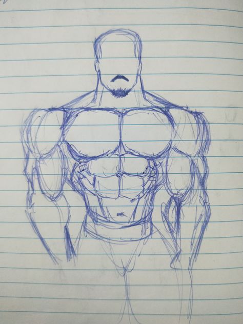 Drawings To Trace Sketch, Bodybuilder Sketch, Drawings To Trace, Simple Draw, Different Forms Of Art, Drawing Cartoon Faces, Human Anatomy Drawing, Human Anatomy Art, Anatomy Sketches