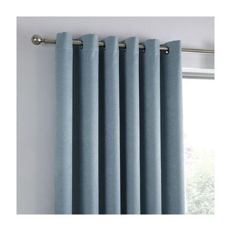 Seaside Curtains, Duck Egg Curtains, Plain Bedroom, Duck Egg Blue Colour, Block Out Curtains, Bedding Modern, Piped Cushion, Curtain Fabrics, Plain Curtains