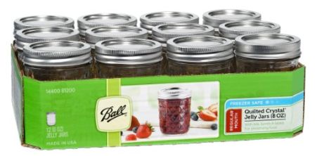 Easy Strawberry Jam Recipe - Thrifty Jinxy Toples Kaca, Crystal Jelly, 12 Dimensions, Storing Spices, Homemade Jelly, Pint Mason Jars, Ball Jar, Jars With Lids, Pint Jars