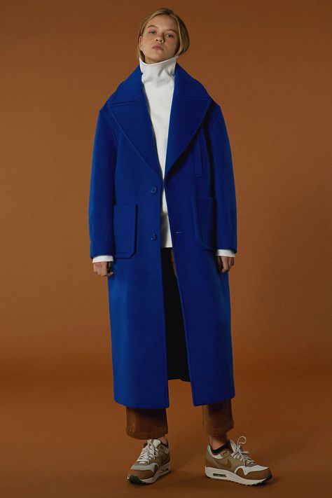 Ader Error, Blue Coat, Looks Street Style, Block Party, Blue Coats, 가을 패션, Op Art, Look At You, Mode Inspiration