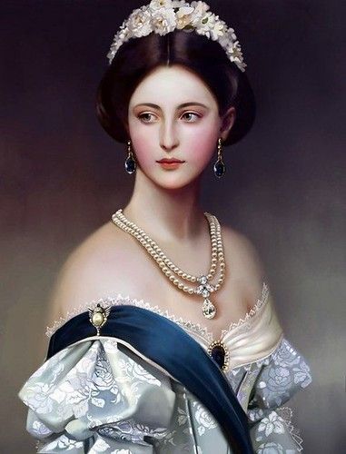 Untitled | tiffani-leon | Flickr Historical Portraits, Franz Xaver Winterhalter, Era Victoria, 18th Century Portraits, Victorian Portraits, Victorian Pictures, Victorian Paintings, Historical Painting, Classic Paintings