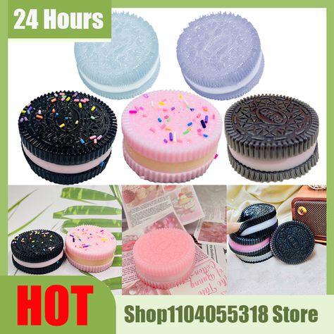 1PCS Soft Sticky Texture Silicone Kawaii Oreo Anti pressure Toys Slow Rebound Decompression Toy Festival Party, Oreo, Party Favors, Festival, Texture, Party Supplies, Toys, Party Favours, Kawaii