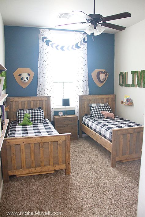 Boys Room Ideas Shared Bunkbeds, Boys Room Ideas Shared, Small Boys Bedroom, Small Boys Bedroom Ideas, Boys Bedroom Colors, Small Boys Bedrooms, Shared Boys Rooms, Boys Bedroom Ideas, Boys Bedroom Paint