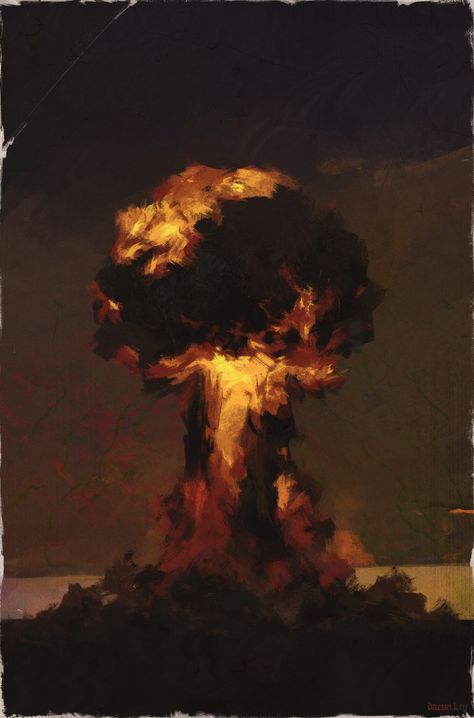 Cooper Howard Aesthetic, Radiation Aesthetic, Explosion Aesthetic, Cooper Howard, Nuclear Art, Explosion Drawing, Nuclear Fallout, Dystopian Art, Nuclear Apocalypse