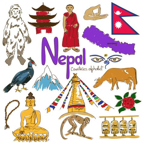 'N' is for Nepal with the alphabetical country worksheets from KidsPressMagazine! Learn more about Nepal with this fun and free download. #Nepal #AsianCountries #geography Scotland Symbols, Montessori Geography, Nepal Art, Nepal Culture, Geography For Kids, Teaching Geography, Countries And Flags, Homeschool Geography, Nepal Travel