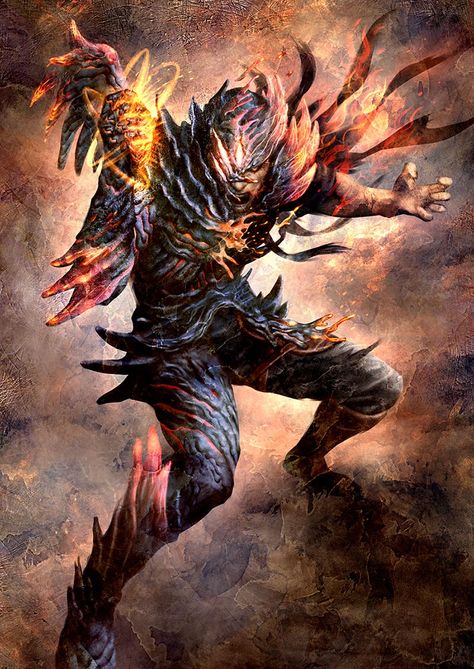 Soul Sacrifice - Black Rites, Infernus Arata Tokyo Ghoul, Sacrifice Art, Soul Sacrifice, Concept Art Gallery, Adventure Inspiration, Space Fantasy, Cool Monsters, Game Concept Art, Picture Logo