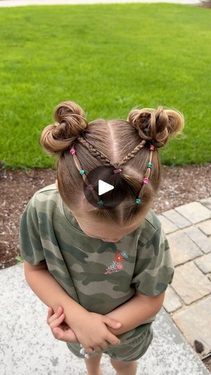 A great active swim or play hairstyle | Easy Toddler Hairstyles | Easy Toddler Hairstyles · Original audio Cute Hairstyles Little Kids, Toddler Girl Easy Hairstyles, Cute Hairstyles For Toddler Girls Ideas, Hair For Kids Girls Easy, Easy Toddler Girl Hairstyles, Toddler Girls Hairstyles, Short Toddler Hairstyles, Easy Toddler Hairstyles Short, Kids Hairstyles Girls Easy