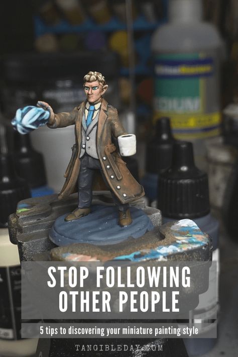 5 Ways to Discover Your Miniature Painting Style - painting miniatures -stop following other people Painting Miniatures, Modeling Techniques, Dnd Miniatures, What's Your Style, Happy Paintings, Fantasy Miniatures, Miniature Crafts, Painting Tutorials, Karate Kid