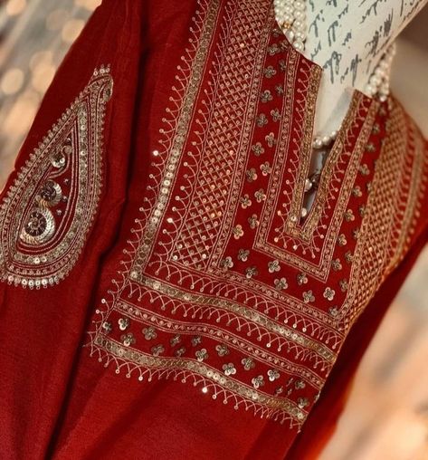 Marodi Work, Chikankari Anarkali, Velvet Dress Designs, Saree Lehenga, Hand Beaded Embroidery, Embroidery On Kurtis, Trendy Shirt Designs, Kurti Embroidery Design, Indian Saree Blouses Designs