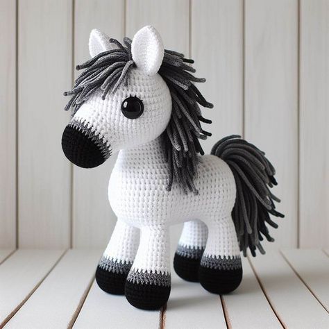 Knitted Horse Pattern Free, Free Crochet Horse Pattern, Amigurumi Horse Free Pattern, Free Horse Crochet Pattern, Crochet Horse Pattern Free Amigurumi, Horse Crochet Pattern Free, Crochet Horse Pattern Free, Crochet Horses, Crochet Horse Pattern