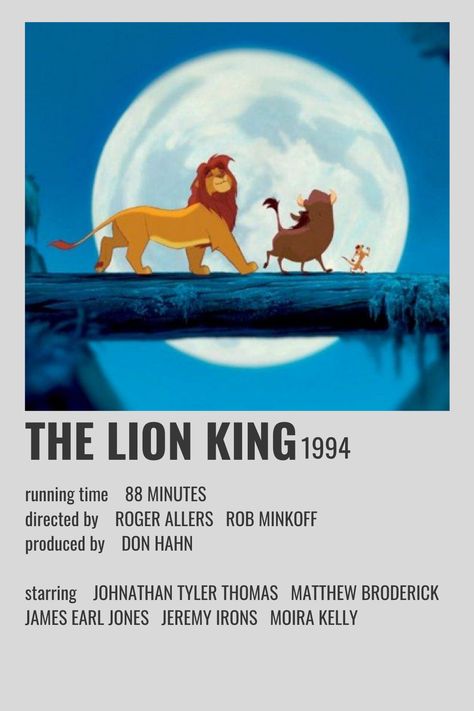 Polaroid Movies, Lion King 1994, Lion King Poster, Movie Character Posters, Old Disney Movies, Indie Movie Posters, Animated Movie Posters, Disney Movie Posters, Lion King Movie