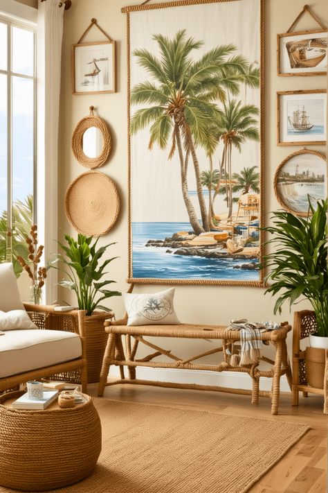 30 Coastal Chic Living Room – The Crafty Hacks Caribbean Apartment Decor, Beach Vibe Living Room, Industrial Outdoor Kitchen, Tropical Interior Design Living Rooms, Kitchen Ideas Industrial, Industrial House Design, Caribbean Living Room, Hawaiian Interior Design, Florida Home Decor