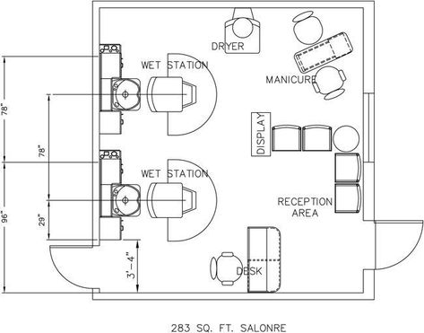 Salon Layout Ideas Floor Plans, Small Salon Suite Ideas Layout, Salon Floor Plan, Salon Layout, Small Hair Salon, Small Salon, Salon Design Ideas, Hair Salon Design, Nail Salon Design