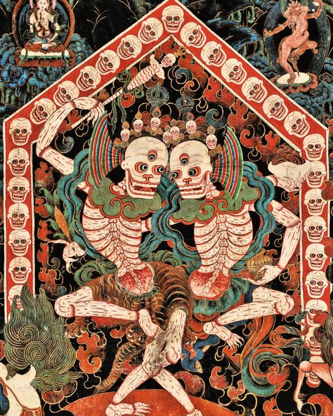 Thousand years of Tibetan masterpieces revealed for first time | World news | The Guardian Lord And Lady, Tibet Art, Hang Gliding, Climbing Gear, Bungee Jumping, Tibetan Art, Eastern Art, Art Japonais, Tibetan Buddhism