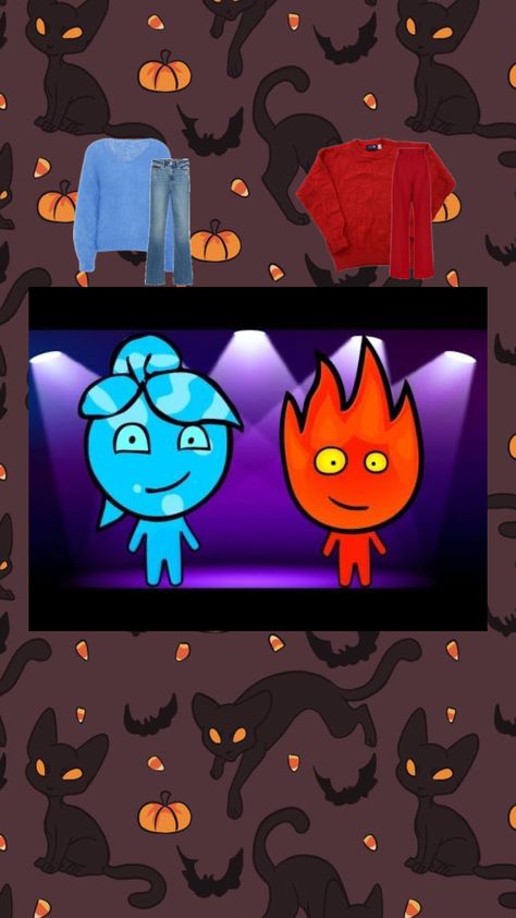 halloween costume 21/31: fireboy and watergirl #coolmathgames #fireboyandwatergirl #halloween #halloweencostumes #halloweencostumeinspo Halloween, Fireboy And Watergirl, Fun Math Games, Halloween Costume