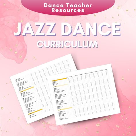 JAZZ DANCE CURRICULUM Instant download this technique jazz dance progress tracker for your studio. Customise the levels to suit your studio and enter the student's name to track their progress. It is great for dance teachers, dance studio owners and students to track their progress in jazz class. This tool will assist you in planning your lessons around your classes strengths and weaknesses. Simple and easy to use. ADDED JAZZ DANCE ASSESSMENT Use our easy jazz assessment tracking tool to see if Exam Tracker, Dance Curriculum, Danse Jazz, Dance Teacher Tools, Lesson Plan Examples, Dance Studio Owner, Progress Tracker, Dance Program, Dance Technique