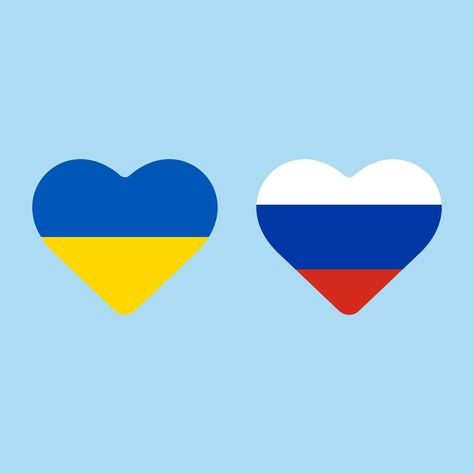 Vector of Love Ukraine and Russia. Perfect for peace content, preventing war, etc. Messenger Logo, Vector Art, Of Love, Ukraine, Russia, Vector Free, Royalty, Royalty Free, For Free