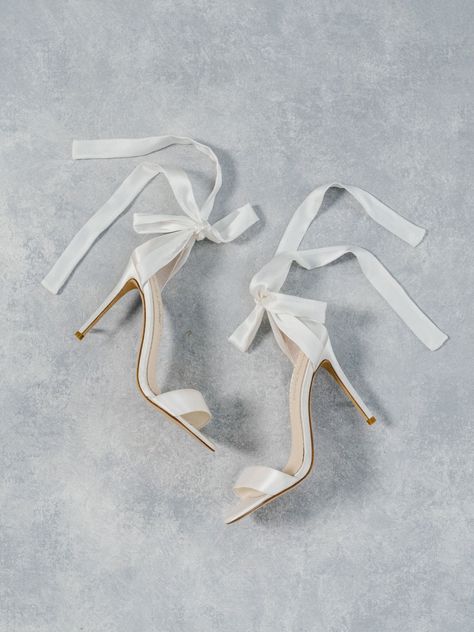 Bella Belle Wedding Shoes: London Popup, 4th - 7th April, Save 10% In Store 1 Comfortable Wedding Heels, Bella Belle Shoes, Embellished Wedding Shoes, Dancer Style, Ribbon Heels, Belle Shoes, Summer Wedding Shoes, Ankle Tie Heels, Ivory Heels