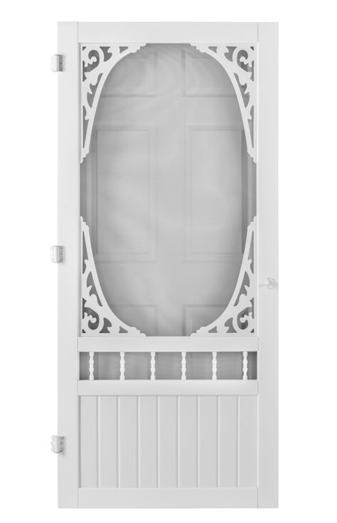 Screen Door For Bedroom, Screen Door Alternatives, Screen Doors For Front Door, Wooden Screen Door Ideas, Farmhouse Screen Door, Antique Screen Door, Metal Screen Door, Sunny Cottage, Screen Door Ideas