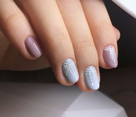 Simple Nails Ideas, Mandala Nails, Christmas Manicure, Best Nail Salon, Spring Pastels, Art Simple, Pastel Nails, Simple Nail Designs, Elegant Nails