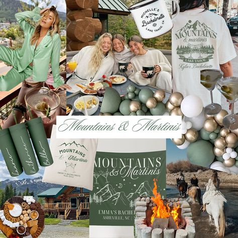 Get a little inspired with some cozy bachelorette themes that are perfect for the fall and winter seasons ahead. Send this to your MOH/besties ASAP to get the planning started! Which theme are you absolutely loving? 🏕️ Happy Camper 🗻 Last Toast on the Slopes 🍸 Mountains and Martinis 🧊 Icy Wifey #bachelorettetheme #bachtheme #winterbachtheme #fallbachtheme #fallbachelorette #campbachelorette #icywifey #lasttoastontheslopes #mountainsandmartinis #luxurybachelorette #bacheloretteplanner #bac... Bachelorette Trip Mountains, Bachelorette Fall Theme, Bachelorette Winter Themes, Martinis In The Mountains Bachelorette, Combined Bach Party Themes, Colorado Bachelorette Party Theme, Mountains And Martinis, Bachelorette Party Mountains, Combined Bachelor Bachelorette Party Theme