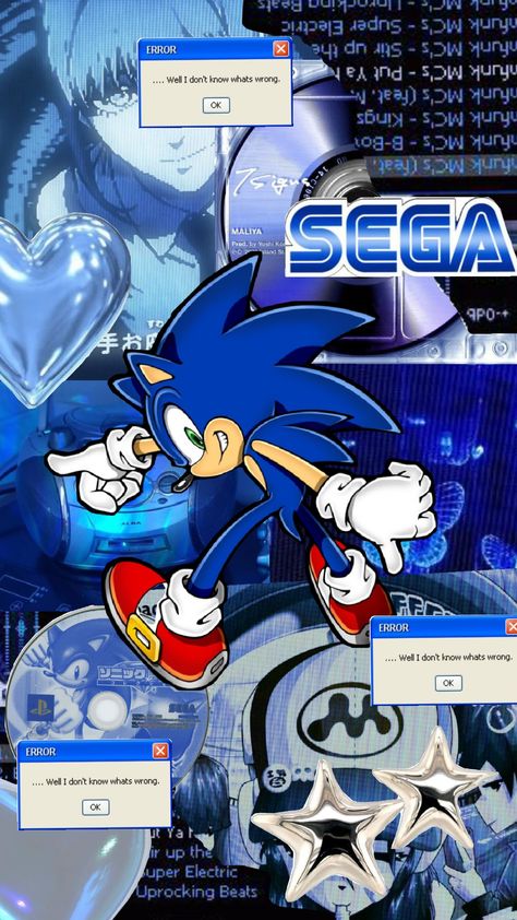 Sonic Background Y2k, Blue Retro Aesthetic Wallpaper, Sonic Ipad Wallpaper, Sonic Y2k Wallpaper, Sonic Adventure Wallpaper, Sonic Y2k, Sonic The Hedgehog Wallpaper, Sonic Core, Sonic Wallpaper